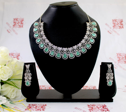Unique Ethnic Stone Necklace Set