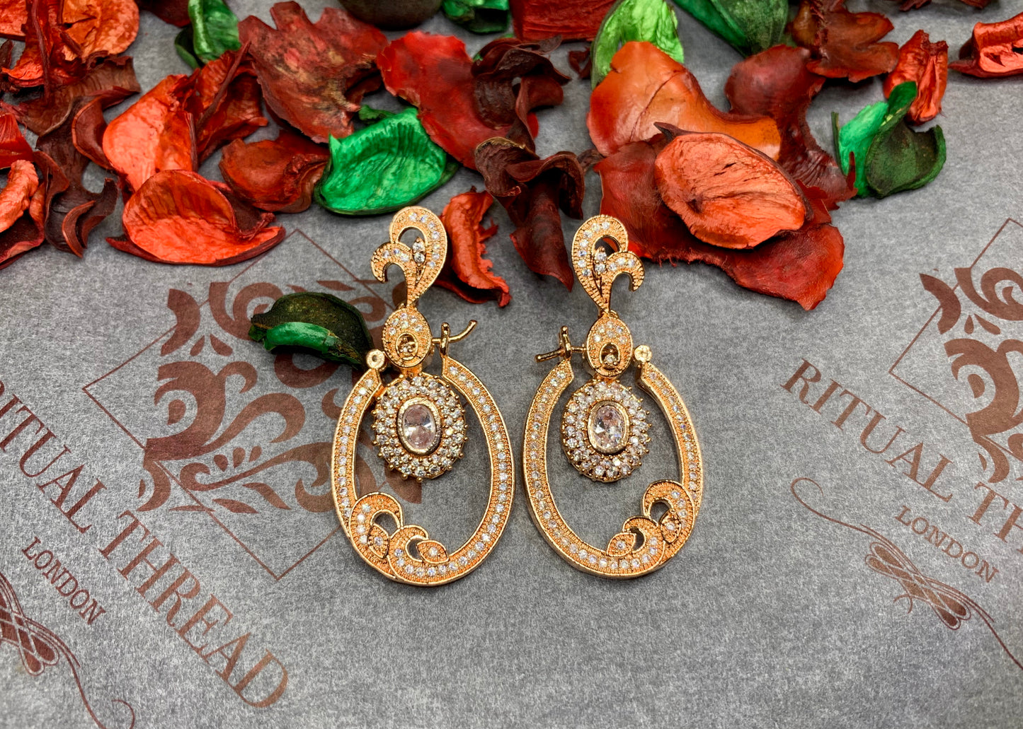Sparkle Stone American Diamond Earrings